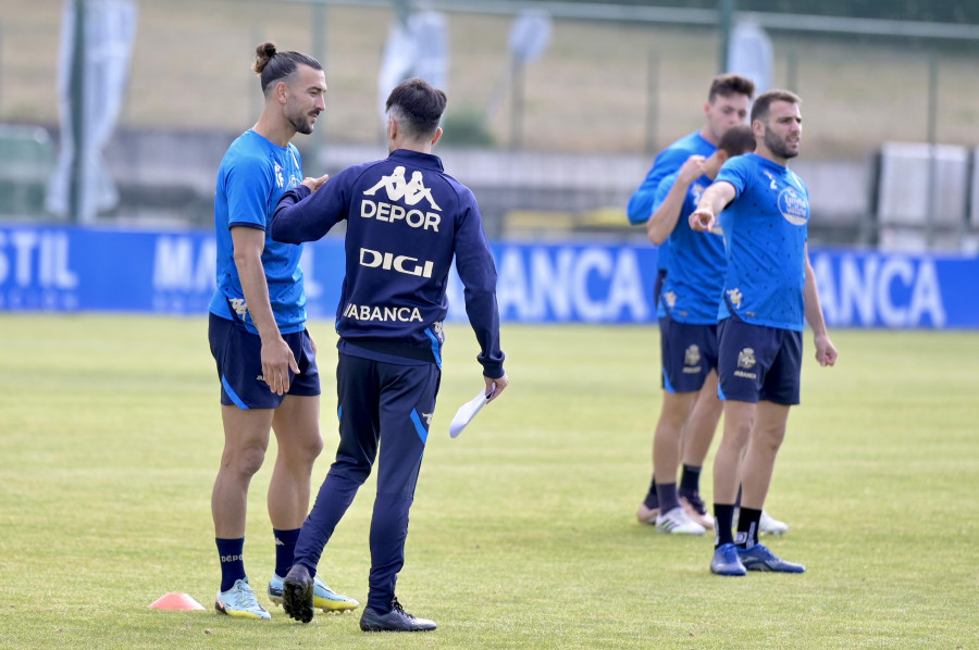 Pablo Martínez inicia la semana con el grupo