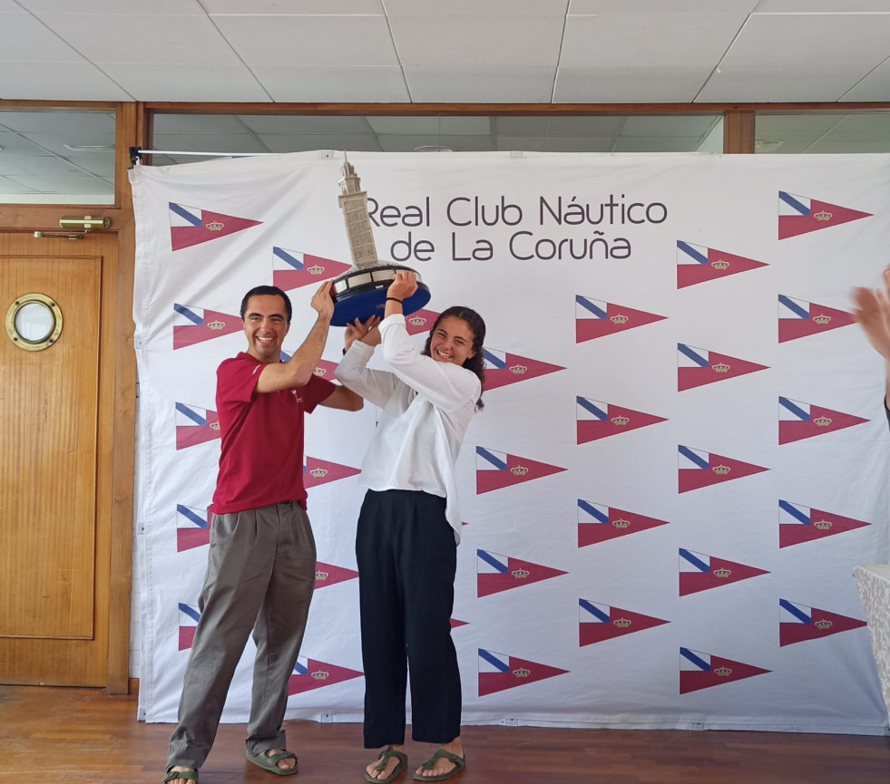 Jorge y Marta Tábara arrasan en el 50º Trofeo Ciudad de La Coruña de Snipe