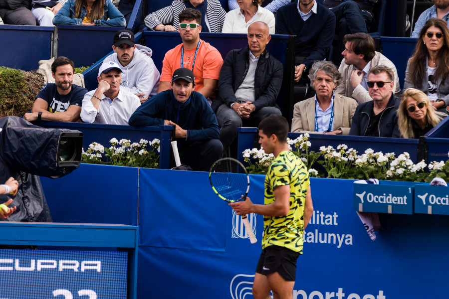 Juan Carlos Ferrero, lazarillo de Alcaraz 20 años después de su triunfo en París