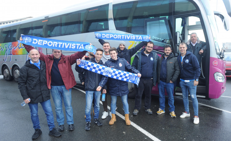 En marcha ya la caravana blanquiazul para animar en Castalia