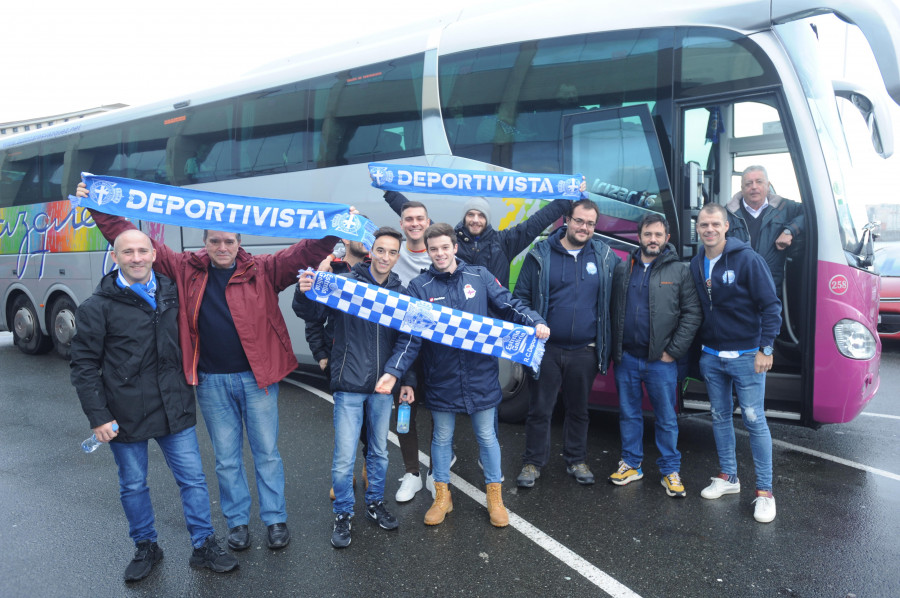 En marcha ya la caravana blanquiazul para animar en Castalia