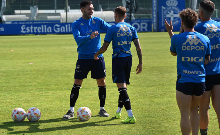 El Deportivo altera la preparación prevista y Lucas sigue a menor ritmo