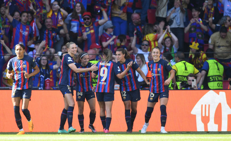 3-2: El Barça remonta al Wolfsburgo y vuelve a reinar en Europa