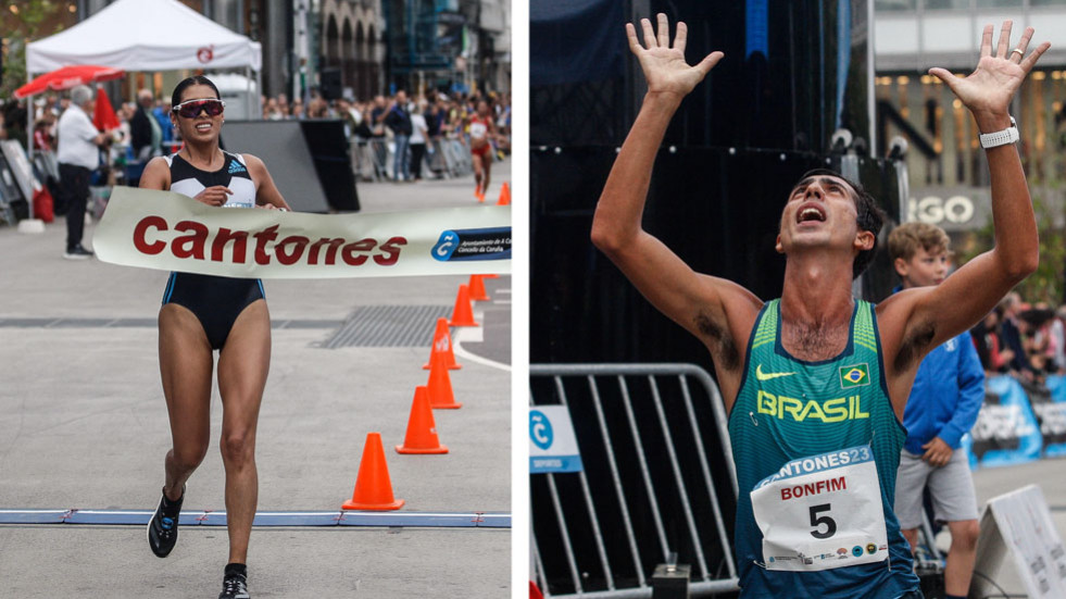 Caio Bonfim y Kimberly García, vencedores en el el GP Cantones de A Coruña