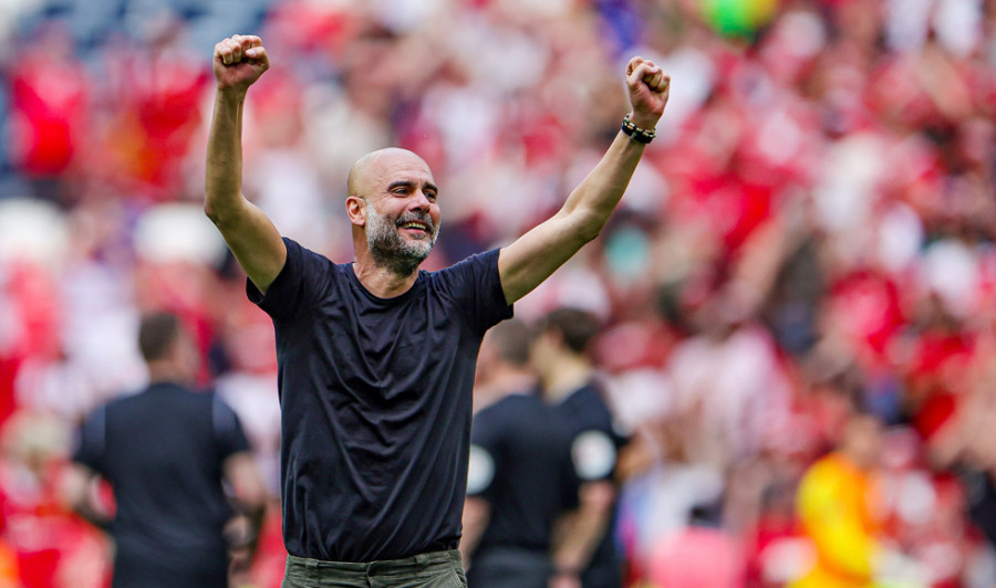 Guardiola: "El secreto de mi éxito es haber tenido a Messi y ahora a Haaland"