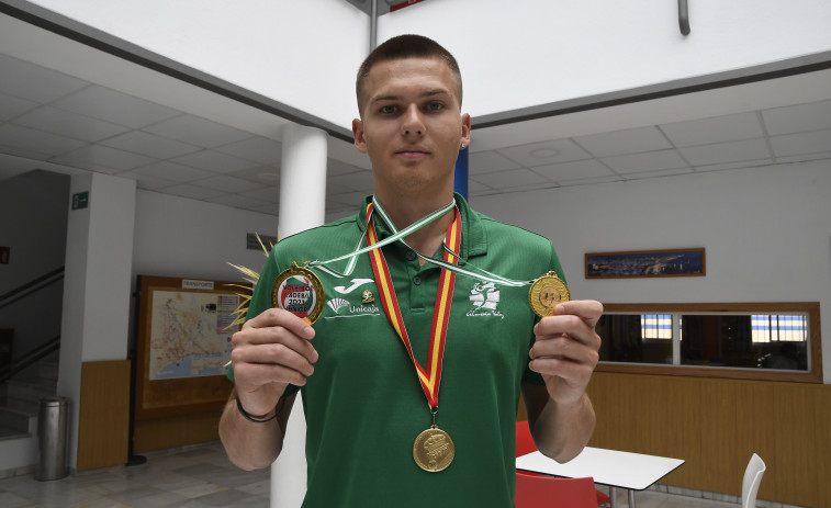 El erasmus ucraniano que huyó de la guerra y se convirtió en campeón de España de voleibol