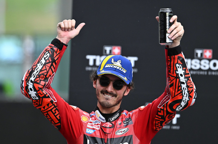 Bagnaia suma tres triunfos y lidera la supremacía de Ducati