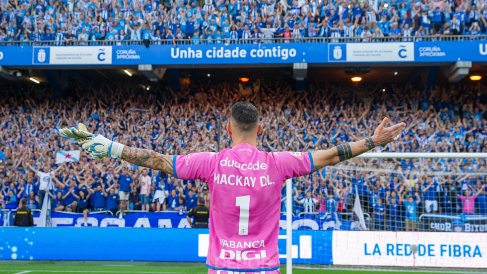 El paso de Mackay por el Depor, en imágenes