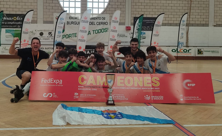 La selección gallega se proclama campeona de España sub-15 con un equipo 100% coruñés