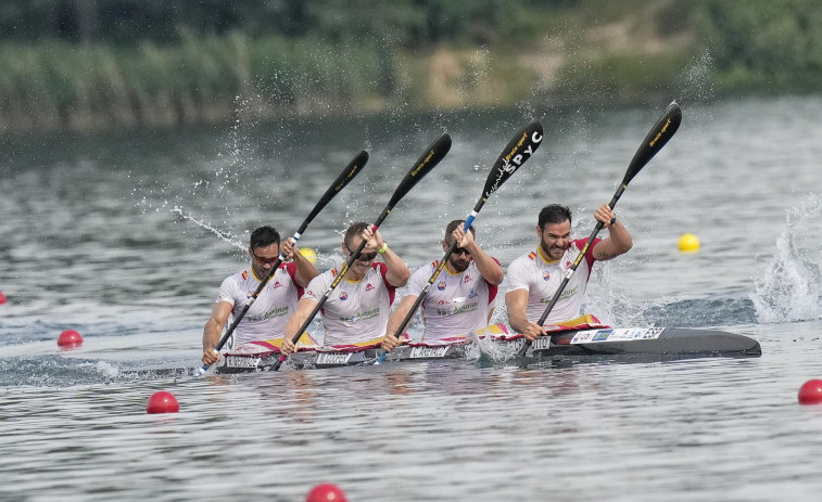 Carlos Arévalo, directo a la final de K4 500 metros en los Juegos Europeos