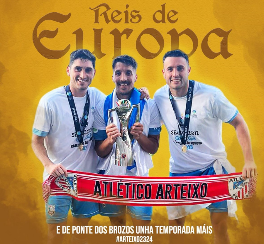 La “gran experiencia” de los tres campeones de Europa del Arteixo