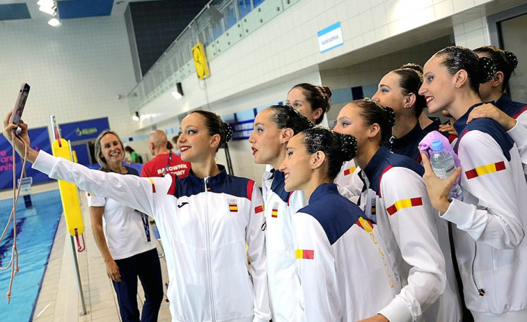 Oro para el equipo español de natación artística en los Juegos Europeos