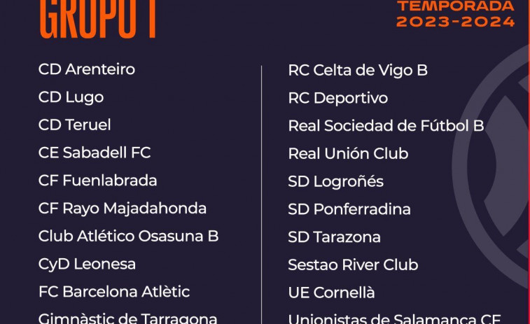 El Deportivo competirá en el grupo Norte de Primera RFEF y esquiva a Castilla, Málaga o Murcia