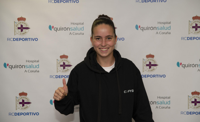 Carlota Sánchez renueva un año con el Depor Abanca