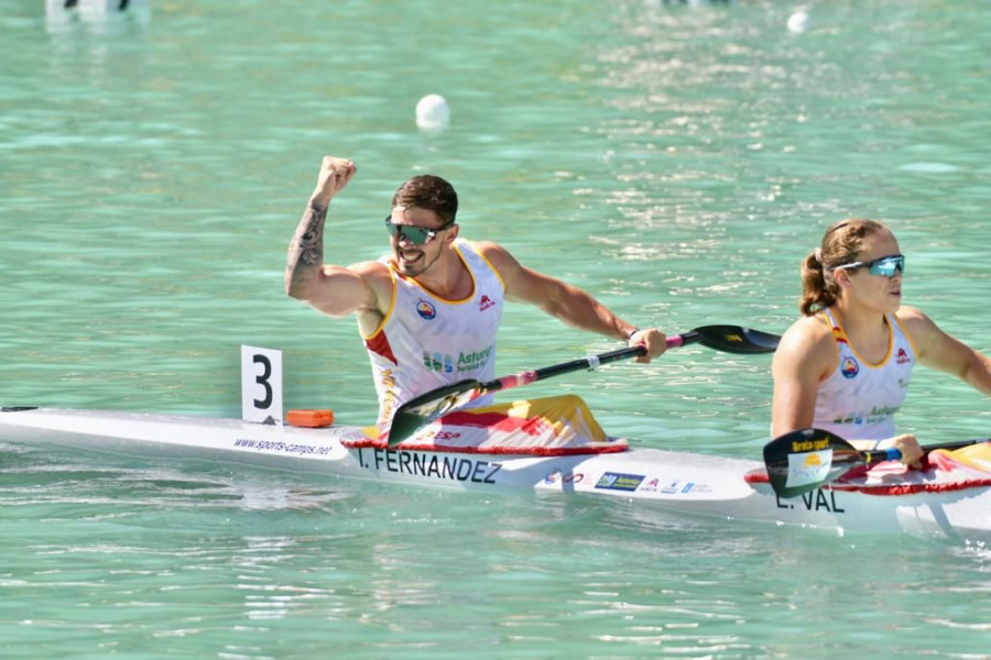 El betanceiro Iván Fernández dobla plata en el Mundial sub-23