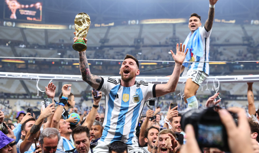 La camiseta de Messi de la final de Qatar ya está en el Museo de la FIFA