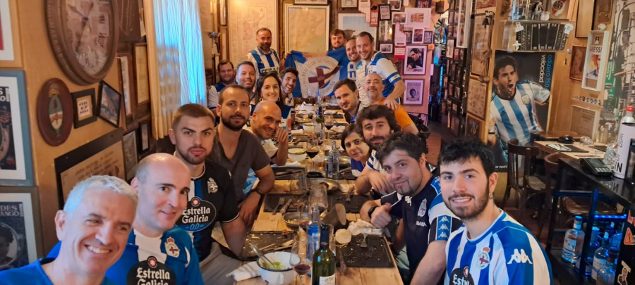 La peña ‘Chamberí’ celebró su comida fin de curso