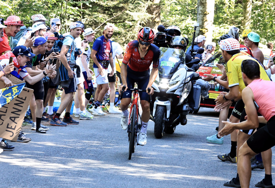 Kwiatkowski triunfa en el Grand Colombier y Vingegaard conserva el amarillo por 9 segundos