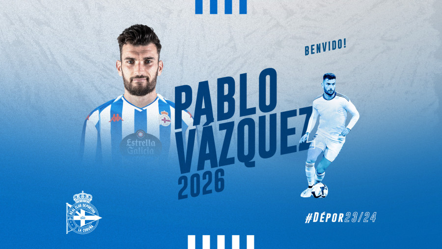 Pablo Vázquez ya es el cuarto fichaje deportivista para la 23-24