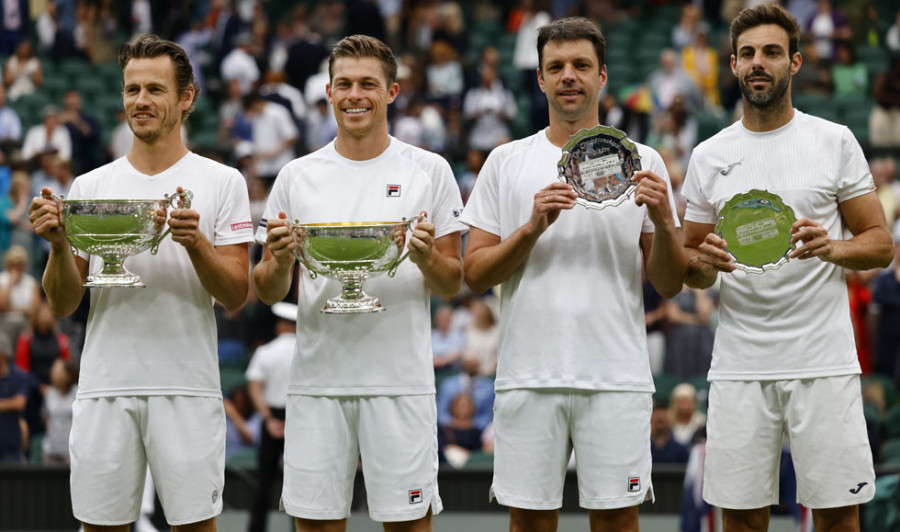 Granollers y  Zeballos cayeron en la final de dobles de Wimbledon