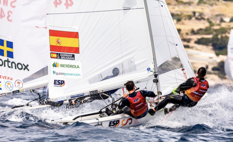Jordi Xammar y Nora Brugman logran la medalla de bronce en el 470 Mixto