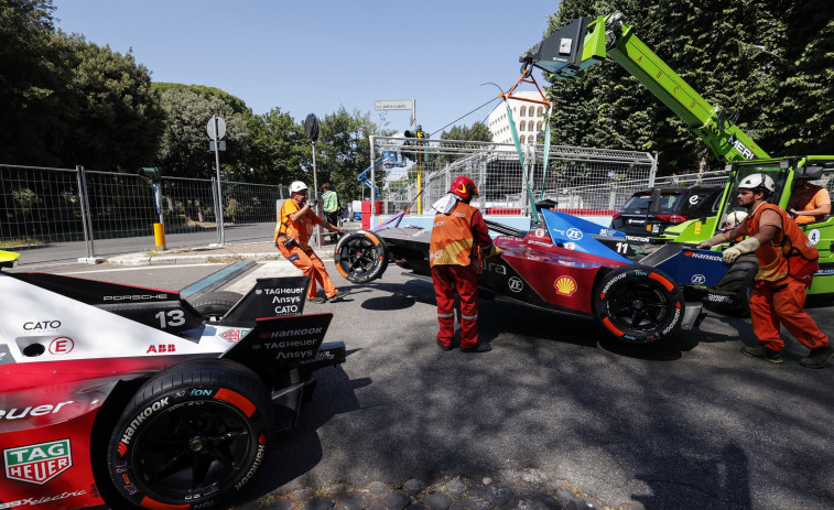 Espectacular accidente sin heridos en el Roma ePrix