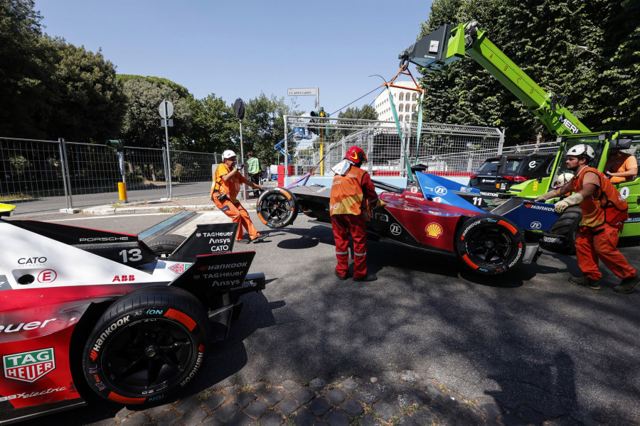Espectacular accidente sin heridos en el Roma ePrix