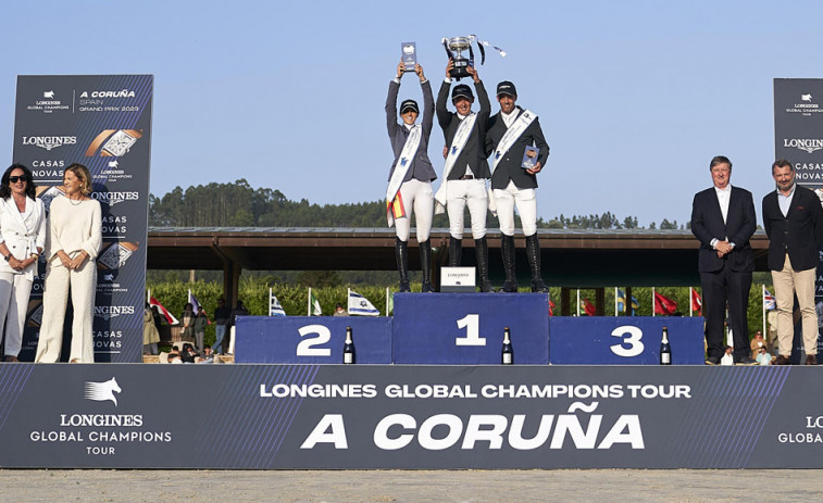 Bertram Allen reina con Pacino Amiro en el Gran Premio Longines Global Champions Tour de Casas Novas