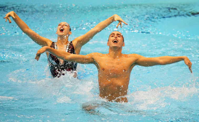 Emma García y Dennis González le dan a España una histórica medalla en dúo mixto técnico