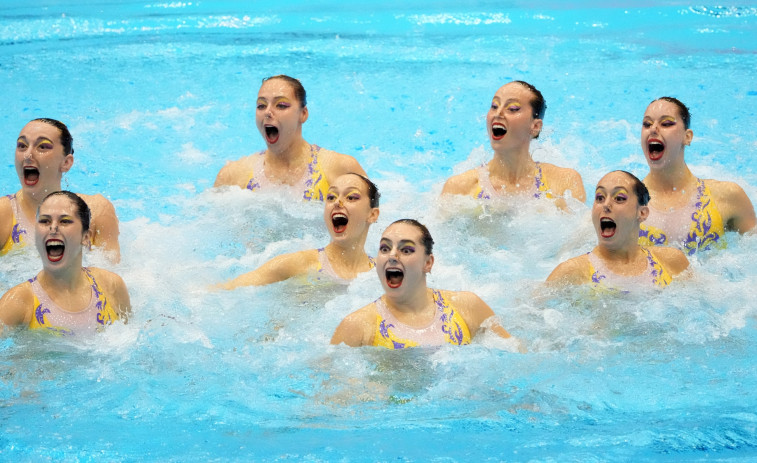 España toca el cielo en Fukuoka con un oro en la prueba reina de natación artística