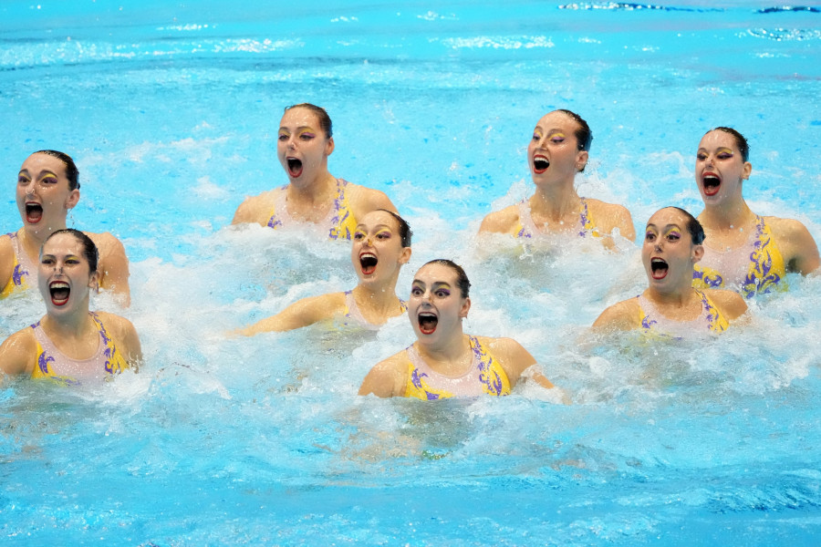 España toca el cielo en Fukuoka con un oro en la prueba reina de natación artística