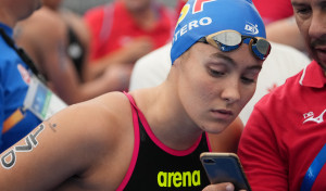 Paula Otero, octava del mundo en el relevo mixto de aguas abiertas