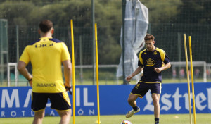 Iván Barbero ya se ejercitó con el grupo