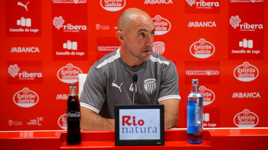 El entrenador del Lugo, Munitis: "Tenemos que mejorar la defensa del juego directo"