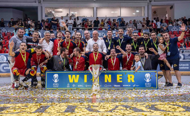 La España de Carballeira, campeona de Europa por tercera vez consecutiva (4-2)