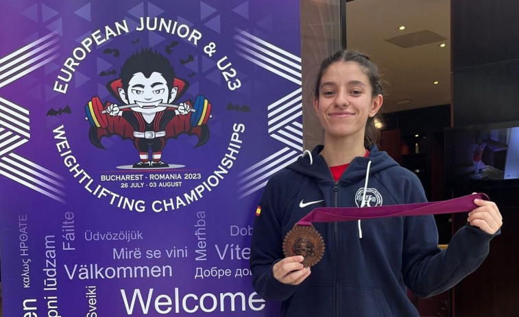 La carballesa Ruth Fuentefría, bronce europeo júnior en la modalidad de arrancada