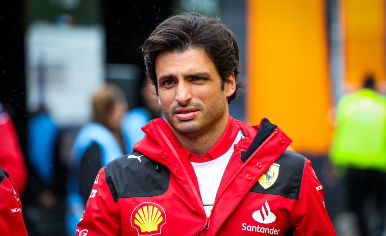 Sainz marcó el mejor tiempo en el libre de Spa