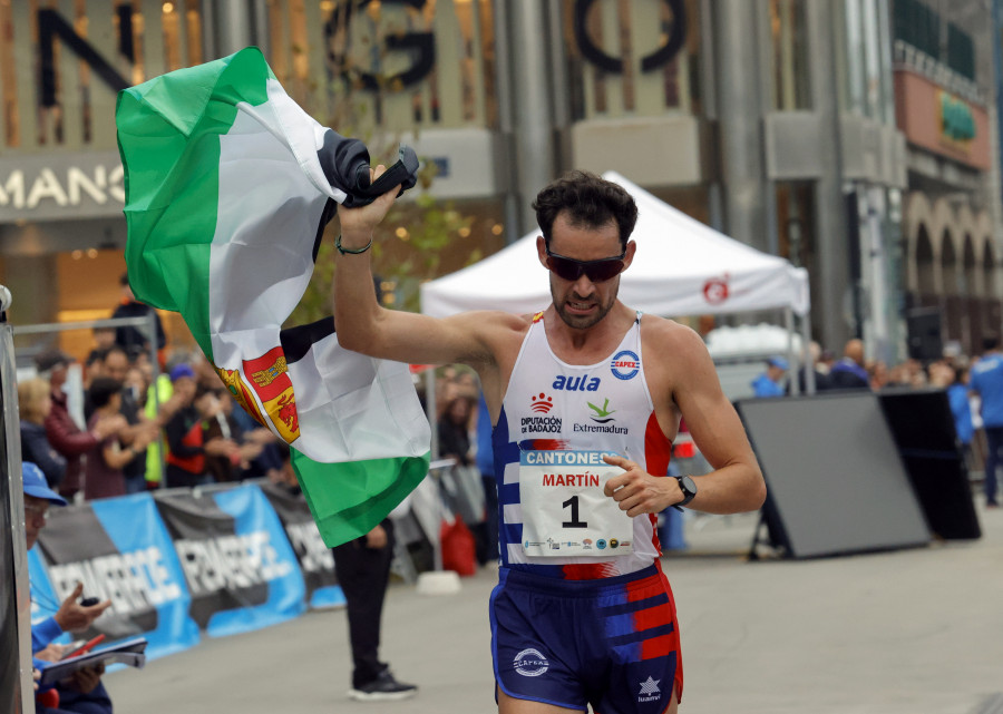 Álvaro Martín, seis veces campeón de España de los 10.000 metros marcha