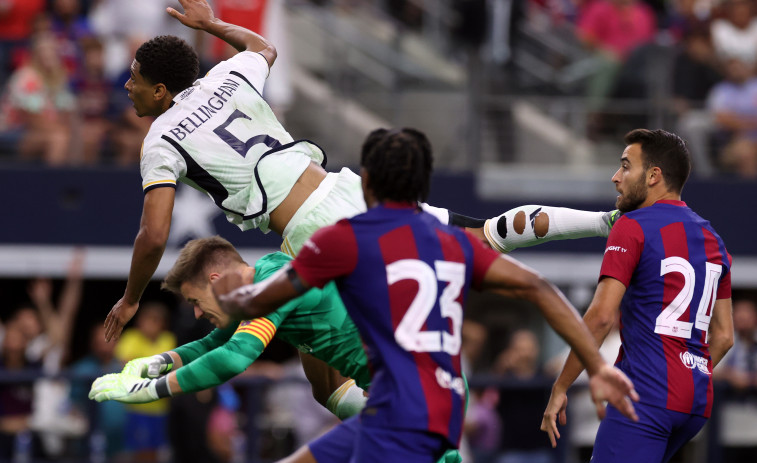 El Barcelona golea al Madrid en un vibrante clásico en Dallas (3-0)