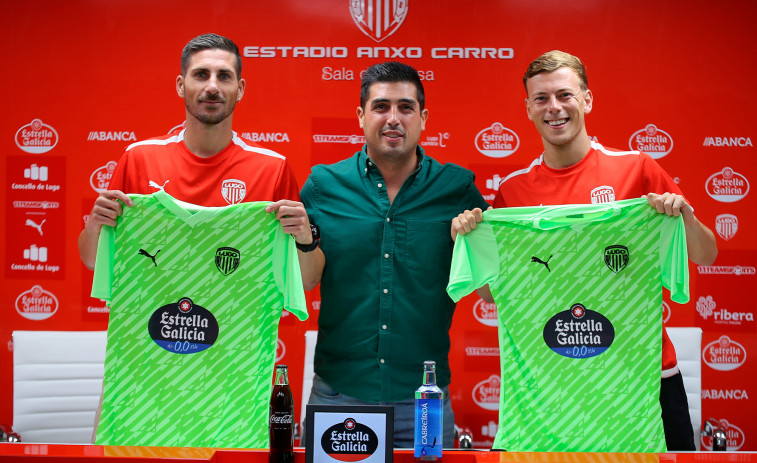 Morgado y Javi Vázquez, presentados como jugadores del CD Lugo