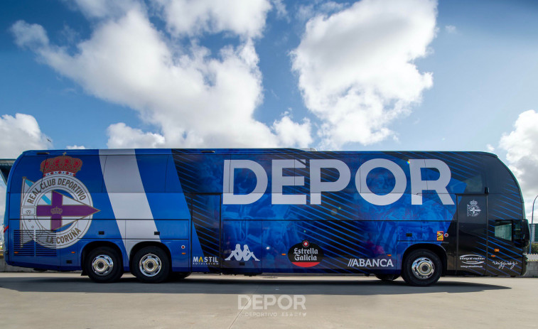Nueva imagen para el bus oficial del Depor y adiós al diseño que causó críticas