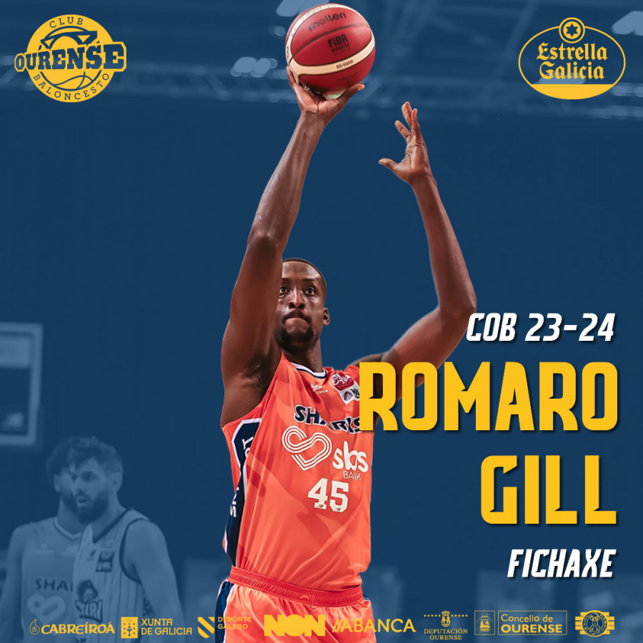 El Ourense Baloncesto refuerza su juego interior con Romaro Gill