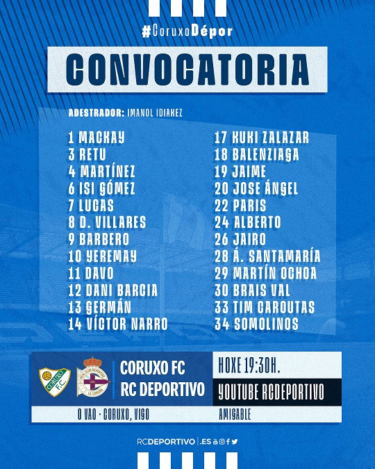 Convocatoria Depor