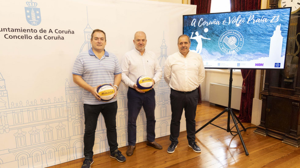 O areal de Riazor, quinta parada do circuito nacional de Vólei Praia