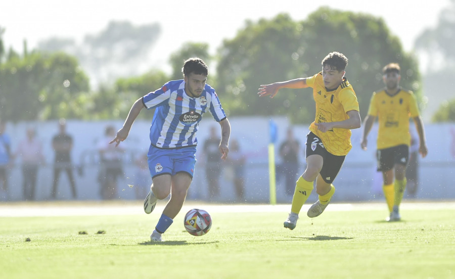 La conexión Yeremay-Lucas ilusiona contra el Compostela (0-2)