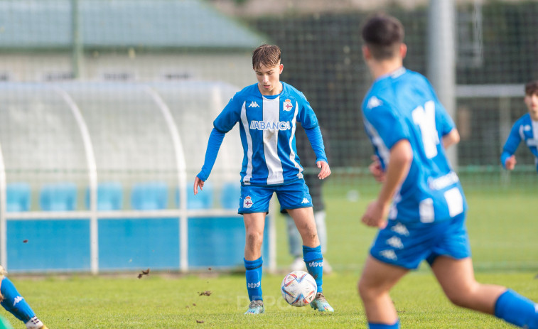 Deportivo B y Lugo B arrancan el calendario de la Liga Nacional Juvenil