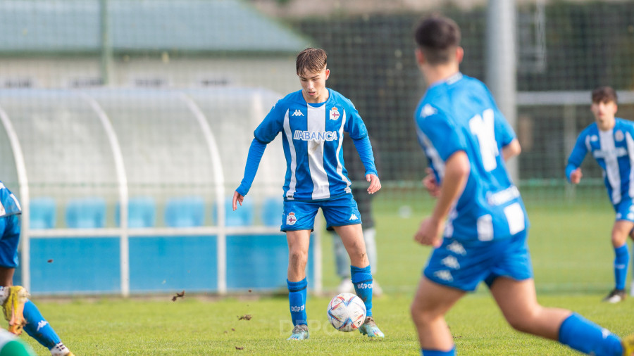 Deportivo B y Lugo B arrancan el calendario de la Liga Nacional Juvenil