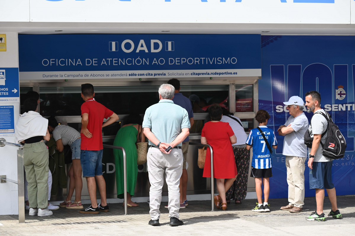 Colas socios OAD Depor