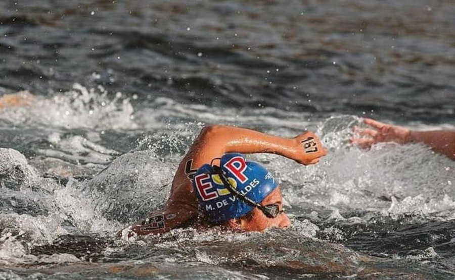 María de Valdés, sexta del mundo en los 5 kilómetros de aguas abiertas