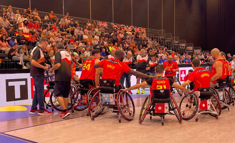 España, subcampeona de Europa de baloncesto en silla de ruedas